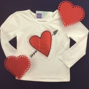 Toddler Girls Valentine Shirt